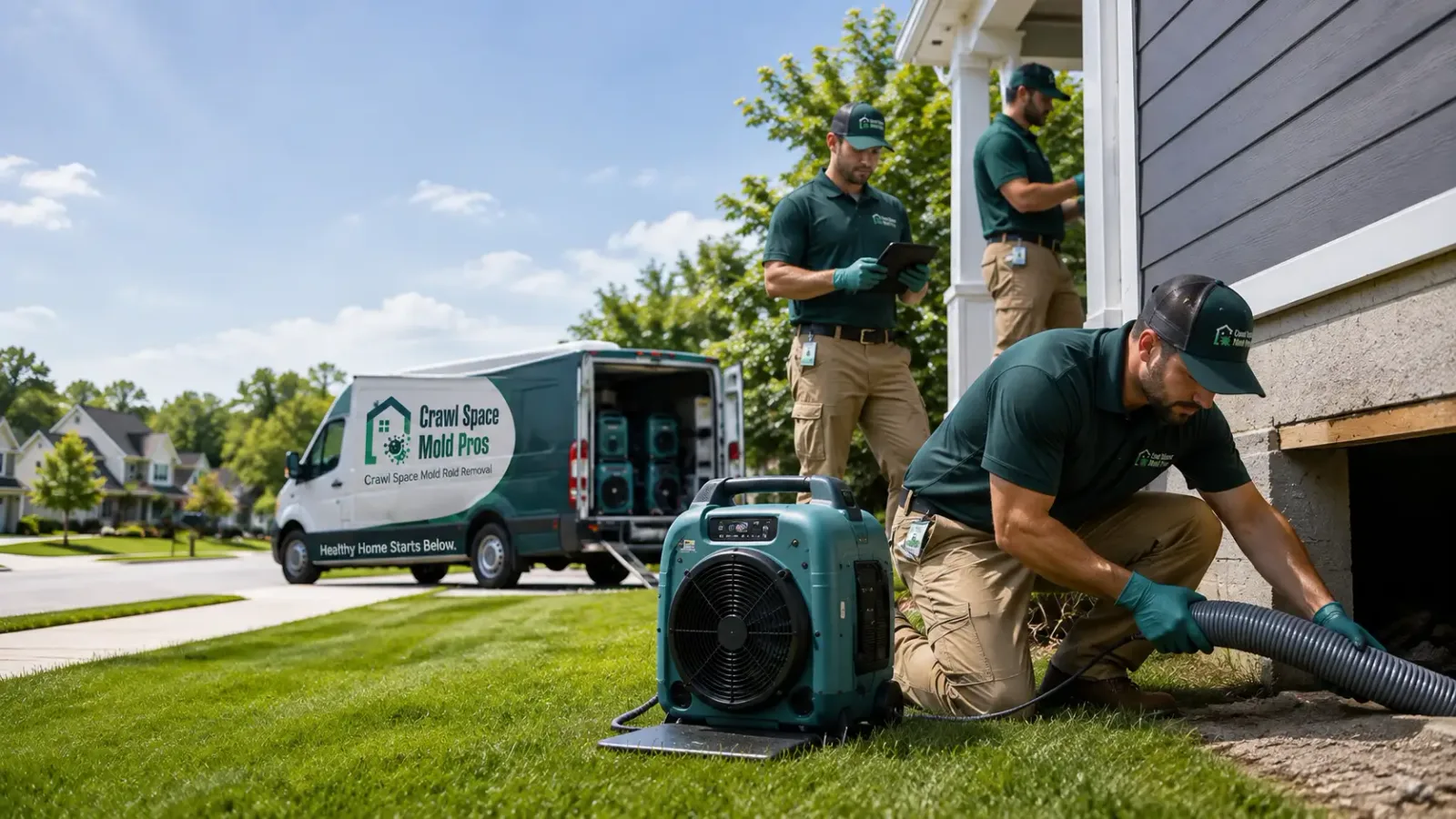 Crawl Space Mold Removal in Edmond, OK